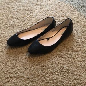 Black patterned flat from Urban Outfitters